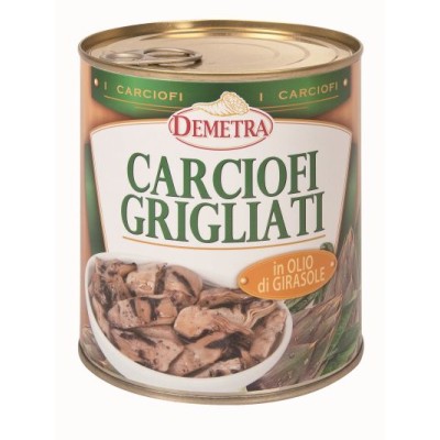 Artišokai grilinti, DEMETRA, 780 g